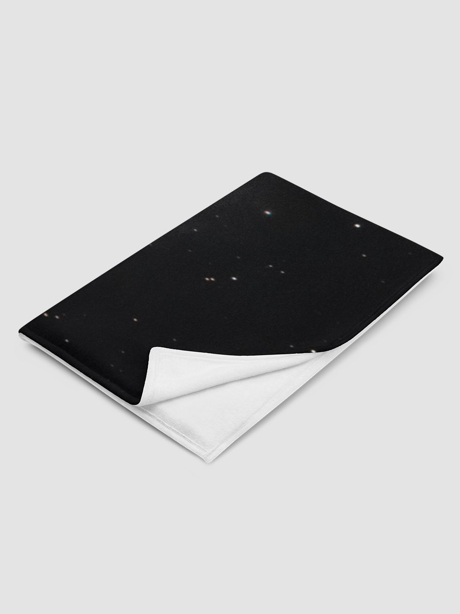 Cosmic Sans fleece throw blanket product image (4)