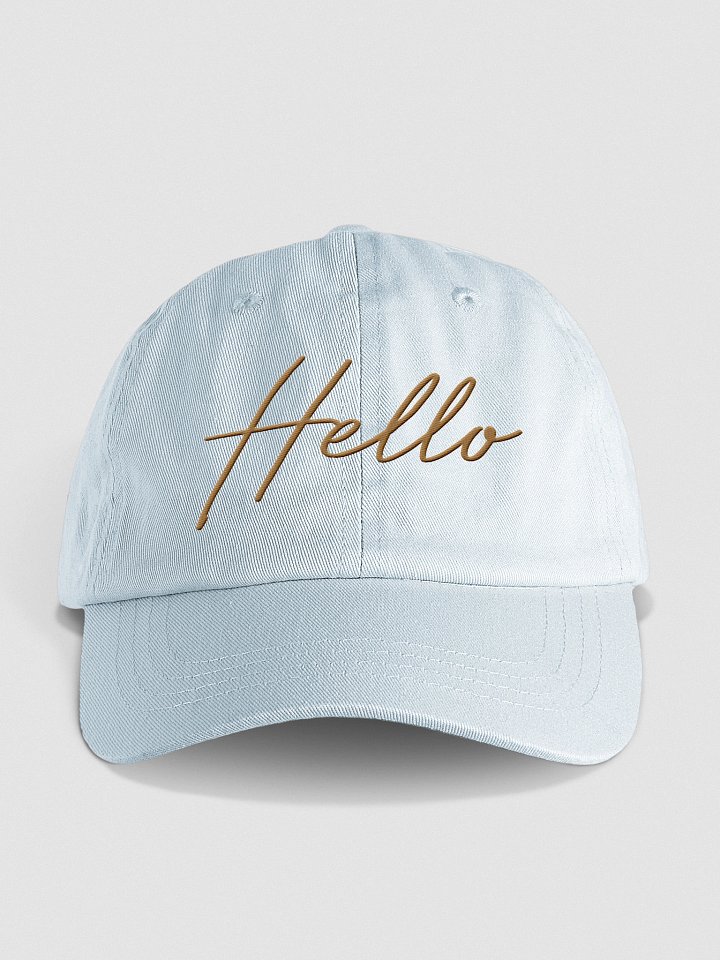 Hello in Style Dad Hat product image (3)