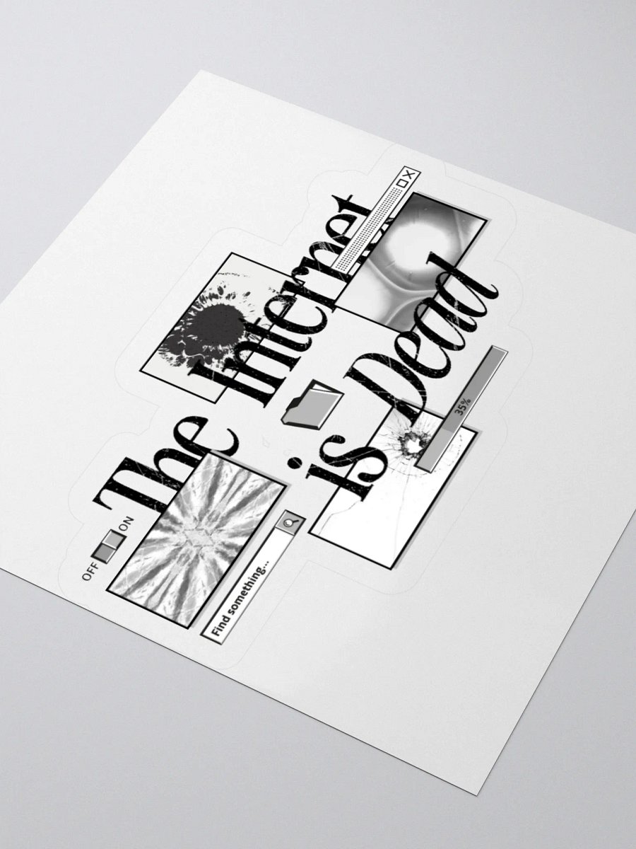 THE INTERNET IS DEAD (STICKER) product image (7)