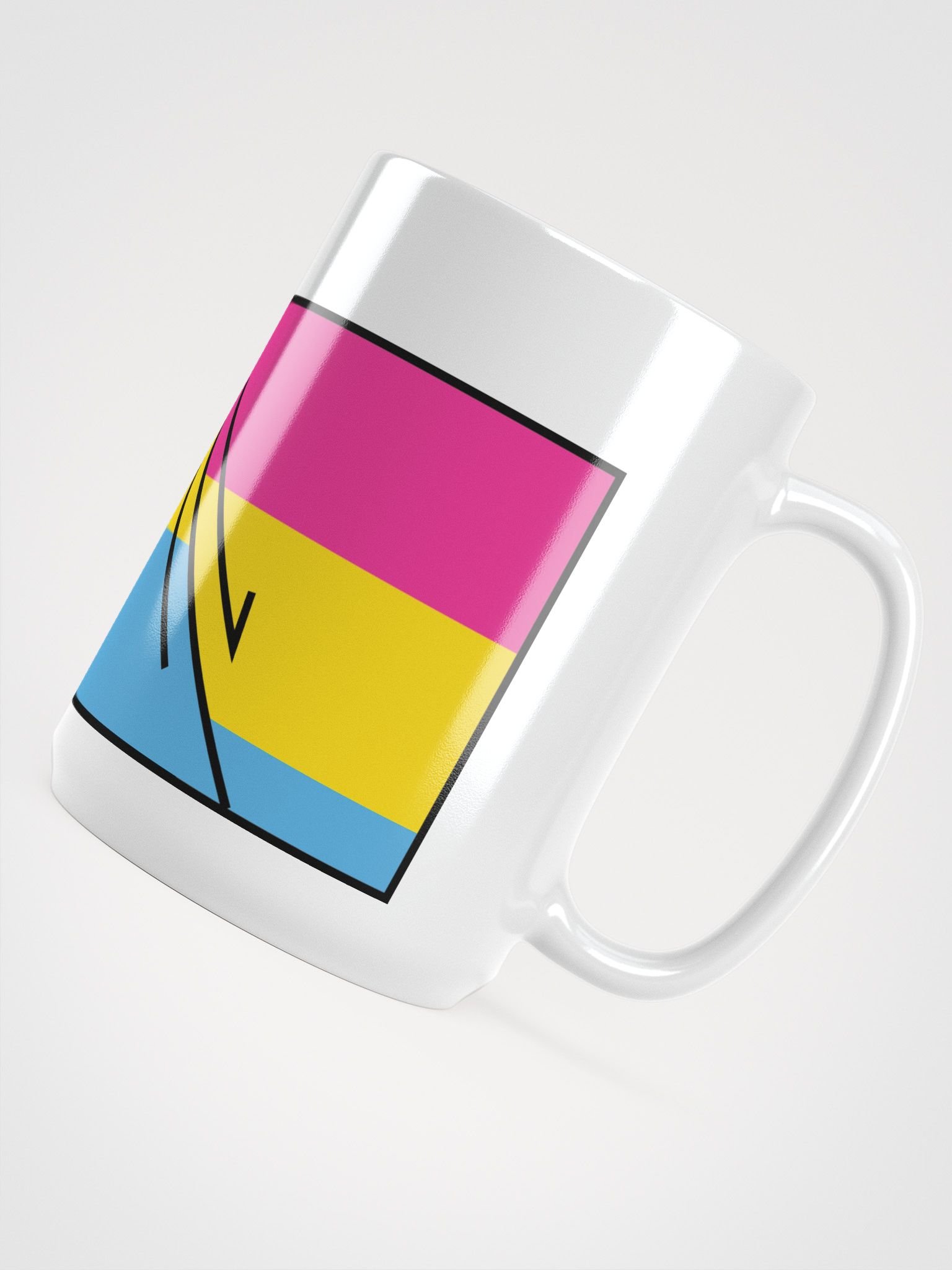Faulted Pride Flags- Pan Mug product image (4)