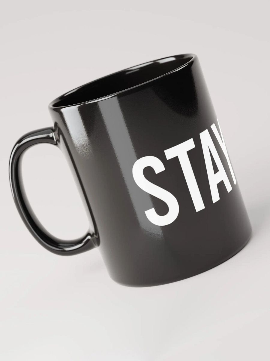 Stay CoZ Black Glossy Coffee Mug product image (4)