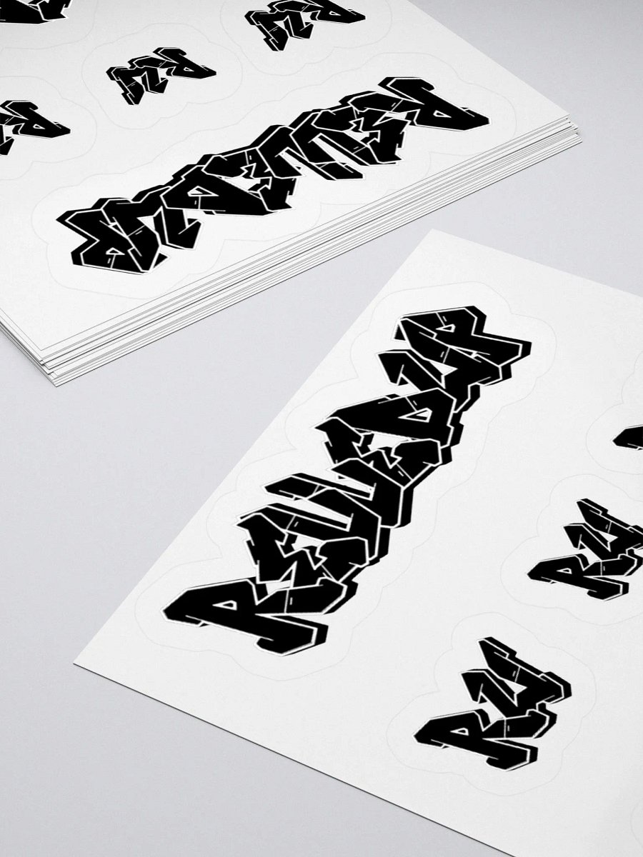 Revved Up RU Graffiti Kiss Cut Stickers product image (12)