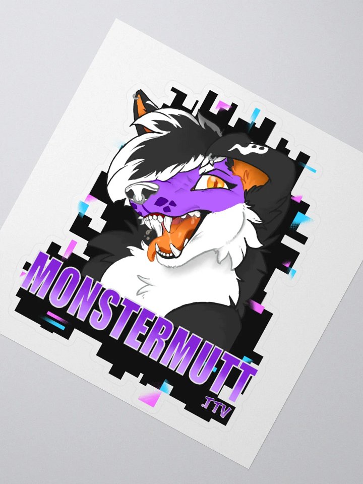 MonsterMutt Kiss Cut Sticker product image (2)