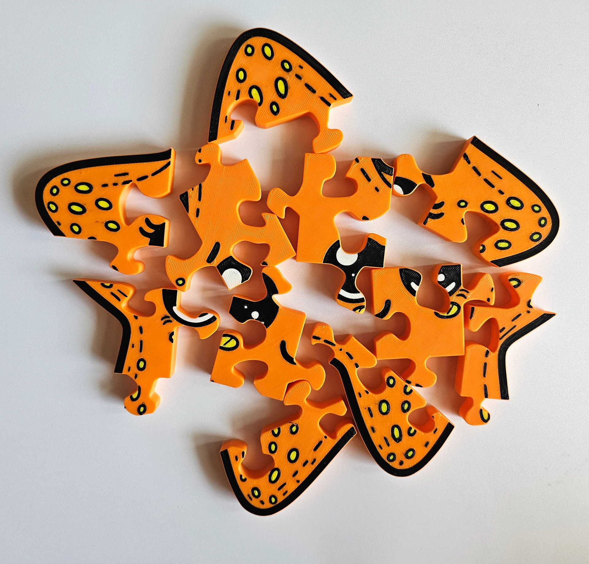 Starfish 3D Printed Jigsaw Puzzle – A Bright & Engaging Ocean Puzzle! product image (2)