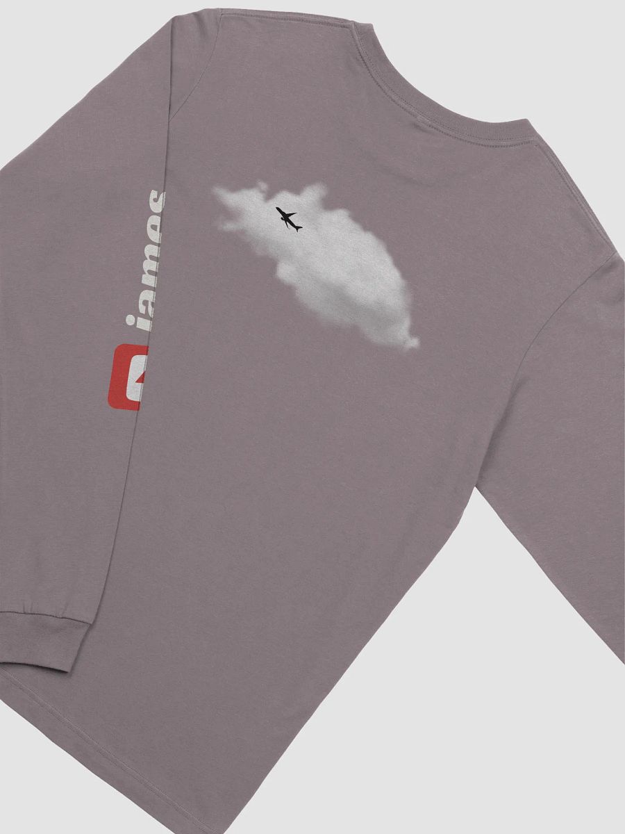 💤 First Class Pyjama Long Sleeve Top (Stone) - Two-Tone Blue Tailfin product image (4)