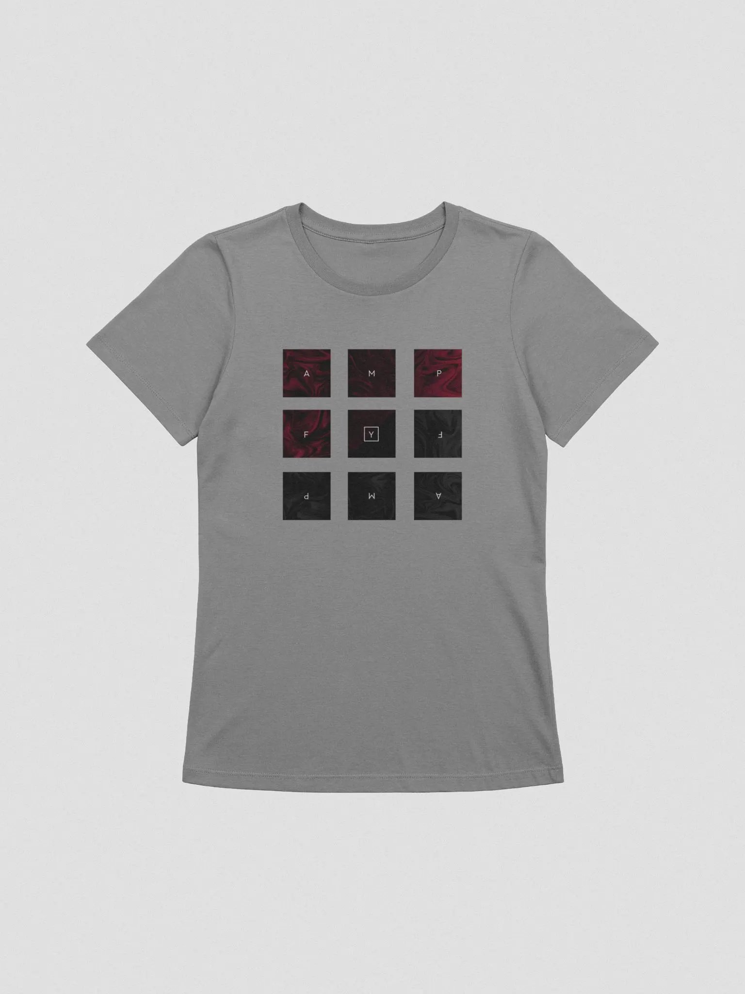 [ampfy Marble Print] Bella+Canvas Women's Supersoft Relaxed-fit T-Shirt product image (3)