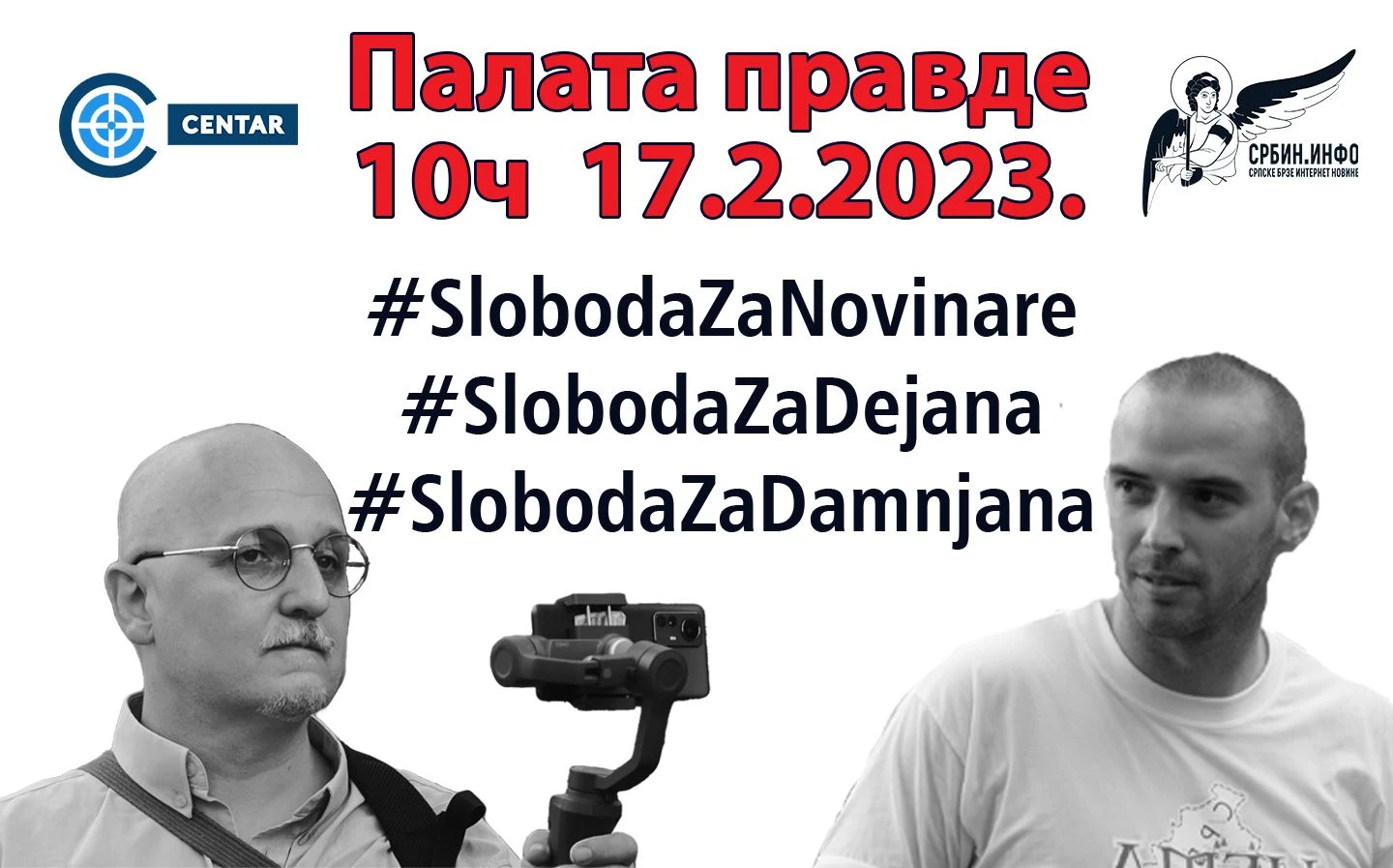 Помаже Бог браћо и сестре.
Подржите Дејана и Дамњана
https://srbin.info/drustvo/svi-ispred-palate-pravde-u-10-casova-skup-pod...