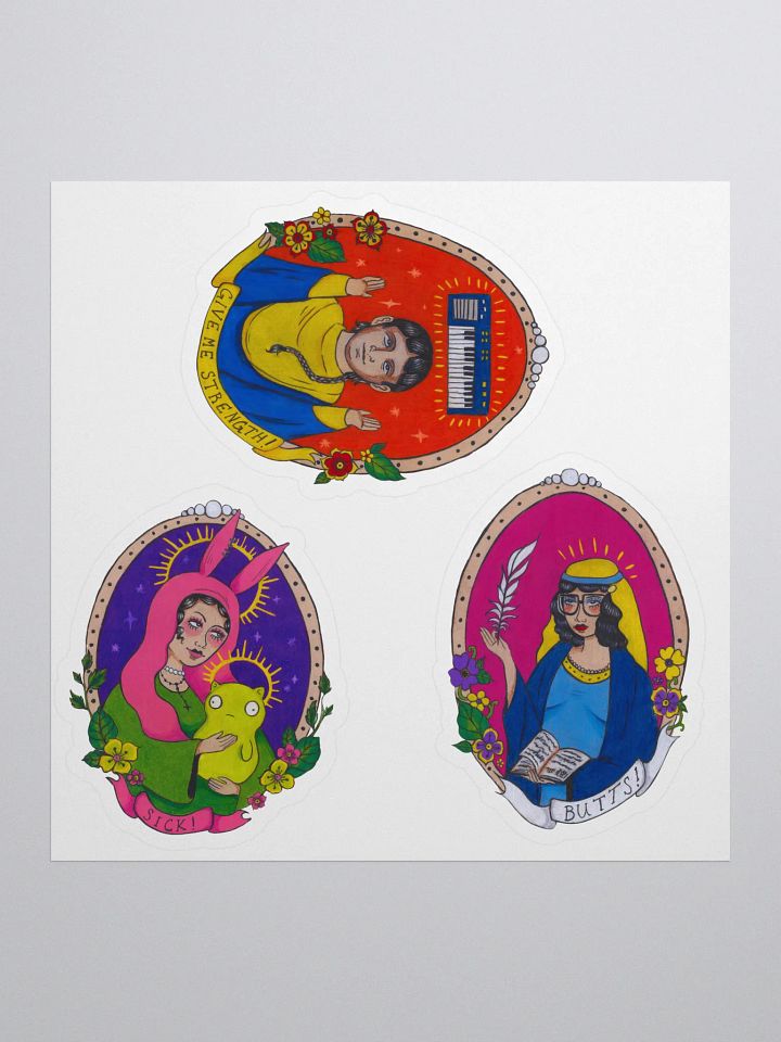 Burger Saints Mini Sticker Sheet product image (1)