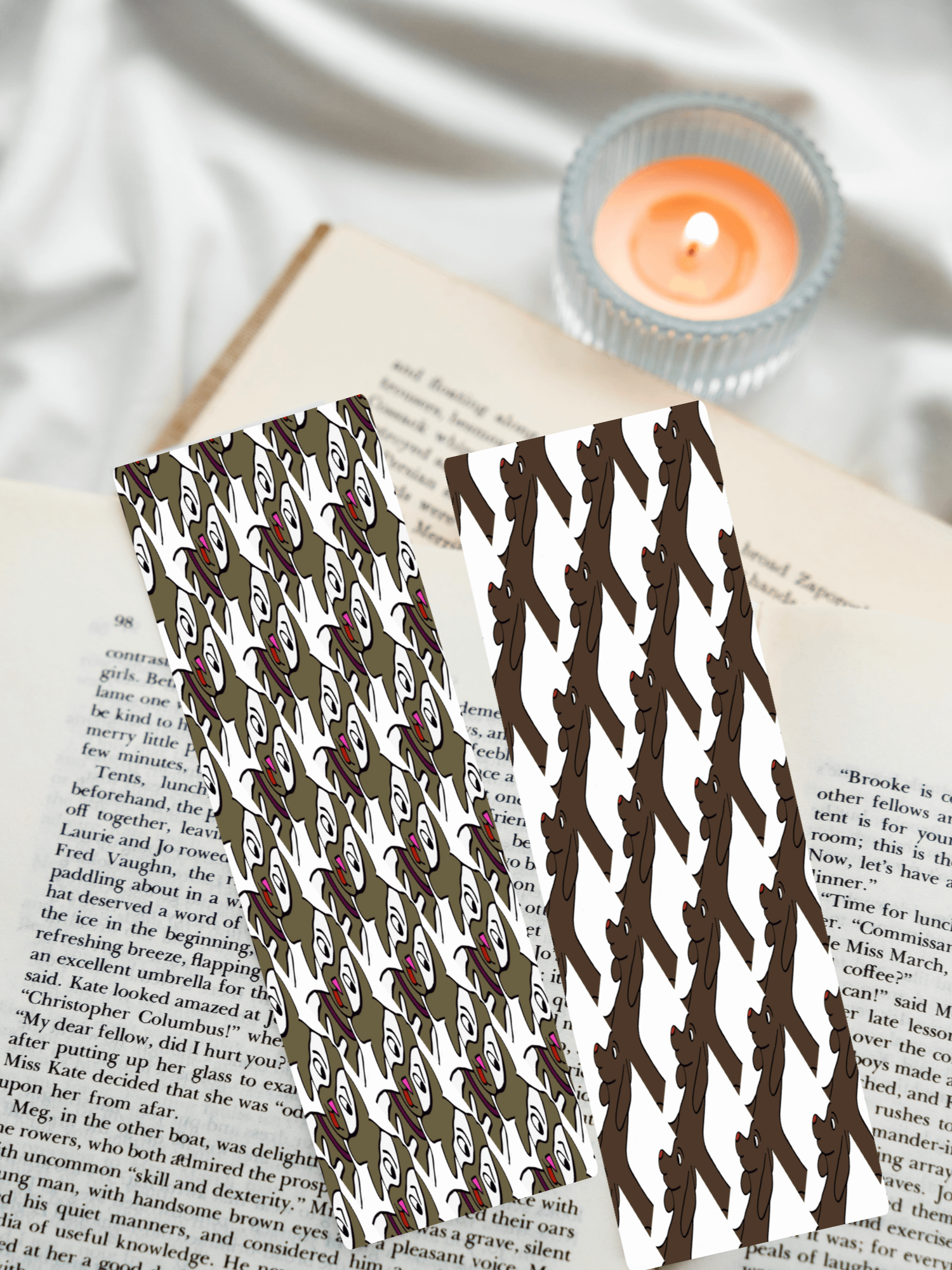 Variety Pack of Fun Pet Pattern Printable Bookmarks for the Animal Lover product image (1)