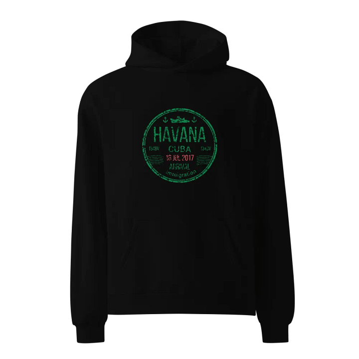 Havana Cuba Arrival Stamp Hoodie product image (1)