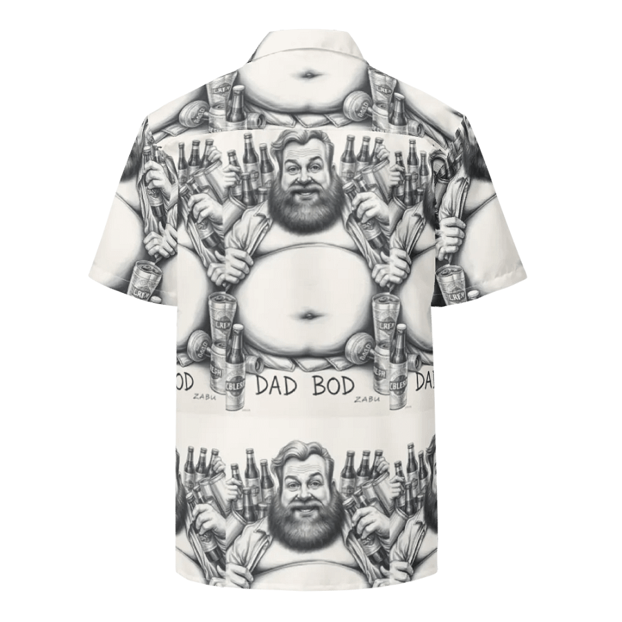 Dad Bod Delight Hawaiian Shirt product image (2)