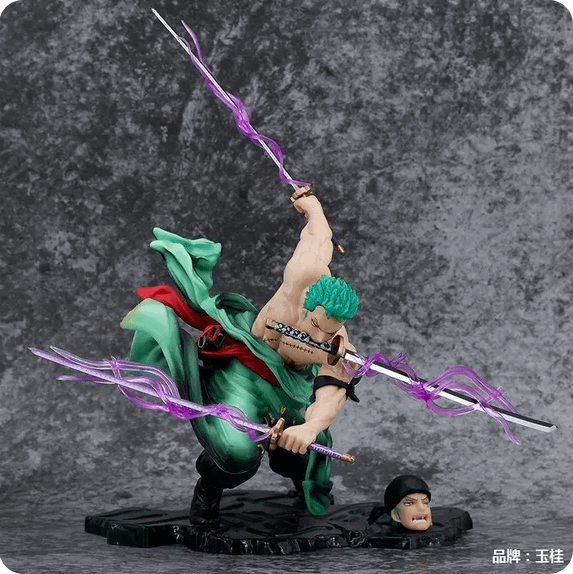 20CM One Piece Anime Figure GK Roronoa Zoro Three-blade product image (3)
