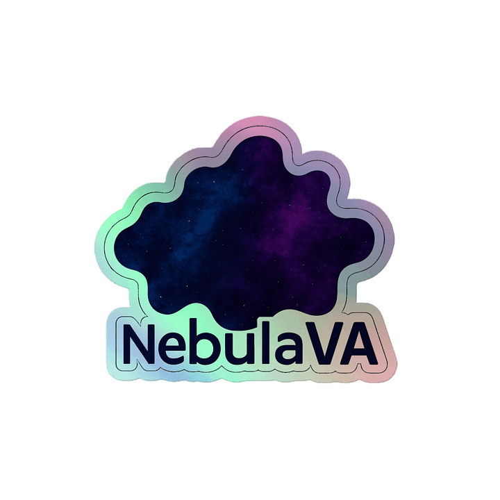 NBLVA Cosmic Cloud Holographic Sticker Set product image (2)