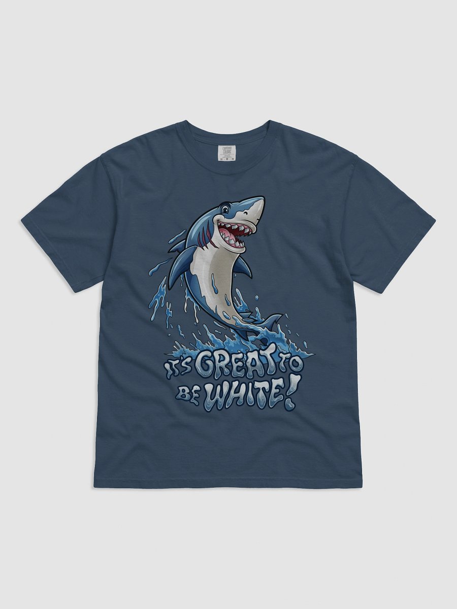 Great White T-Shirt (Full) (Midnight Blue) product image (1)
