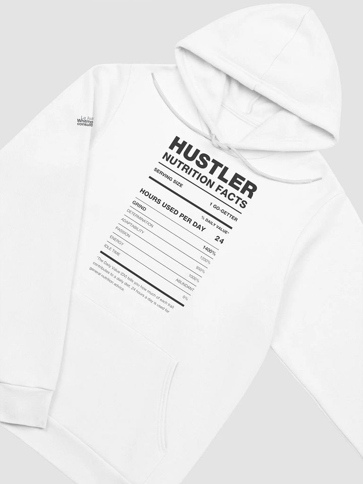 HUSTLER Nutrition Facts Comfort Hoodie product image (2)