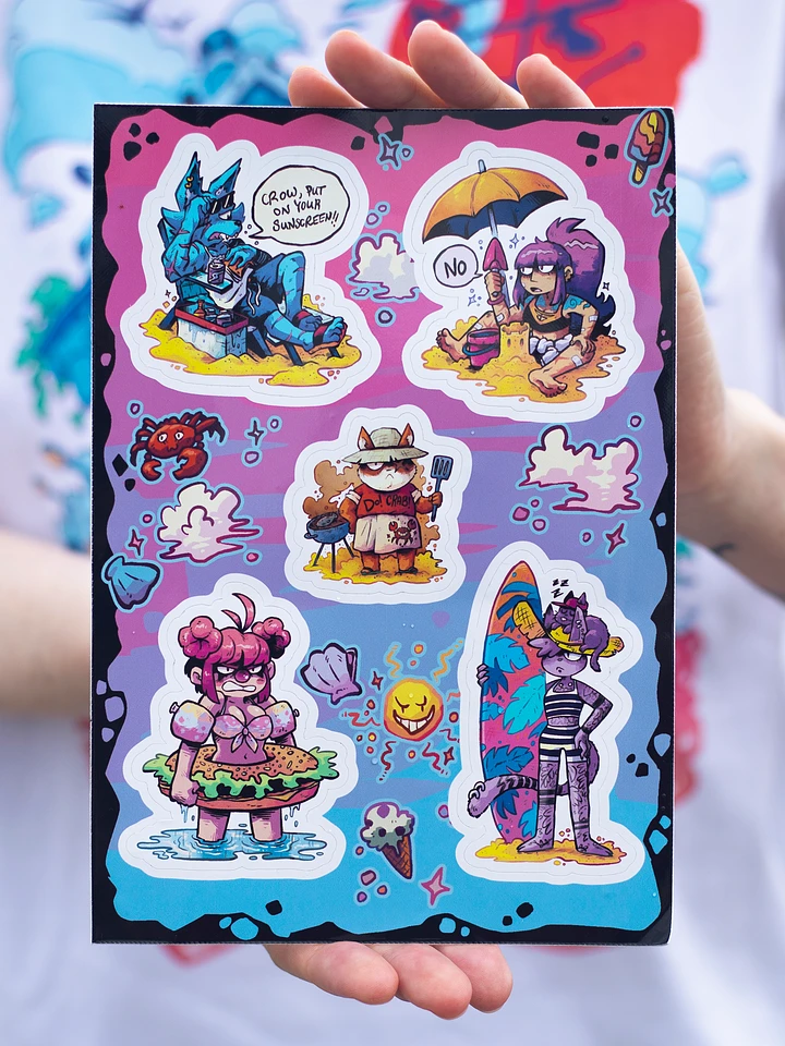 “Encounter at Hells Point Beach” Stickers product image (1)