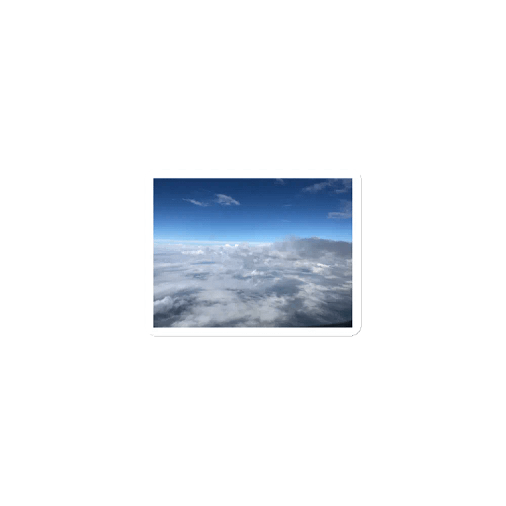 Nature Above the Clouds Die-Cut Magnet product image (1)
