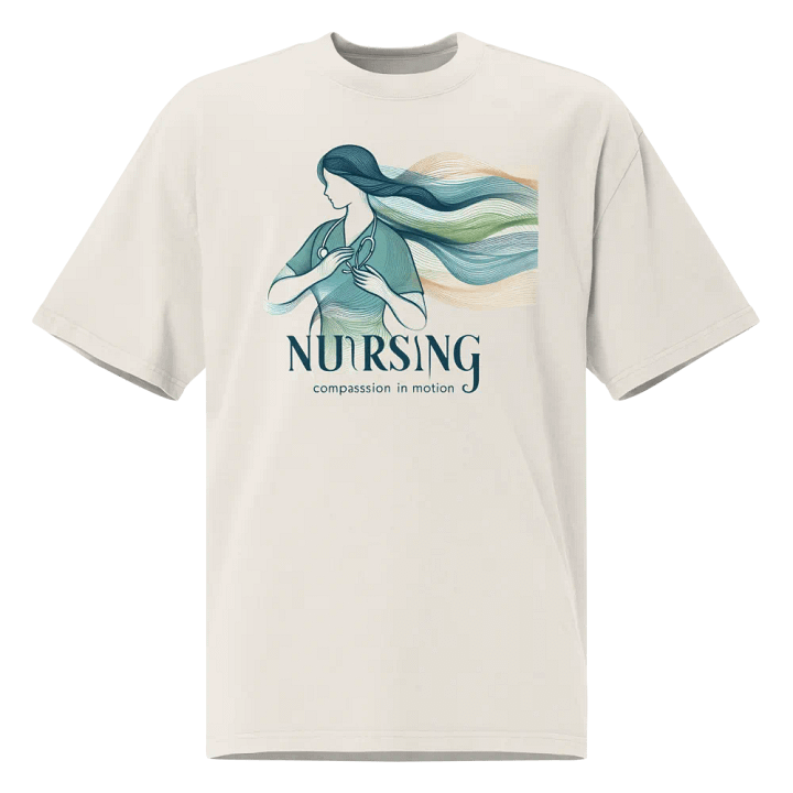 Compassion in Motion Nurse Illustration T-Shirt product image (3)