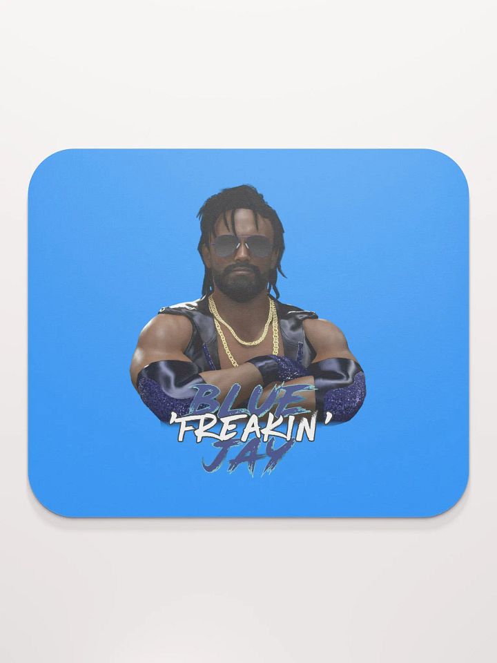 BTW Blue Freakin Jay mouse pad product image (2)