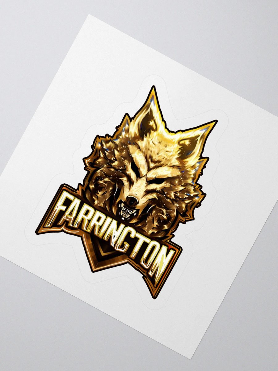 Golden Wolf Cut Stickers product image (4)