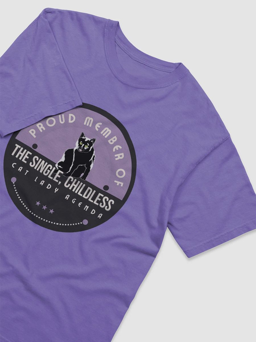 The Single, Childless, Cat Lady Agenda: A Feminist inspired T-Shirt product image (3)