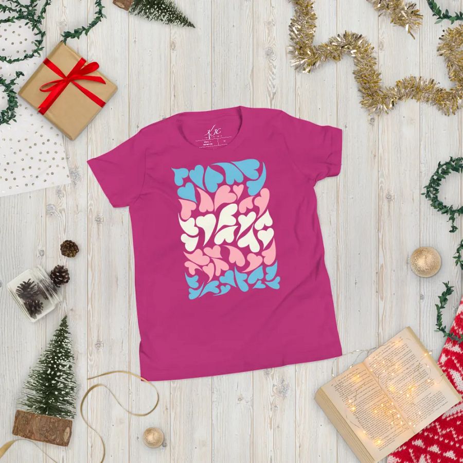 Nestled PRIDE Transgender T-shirt (Youth) product image (34)