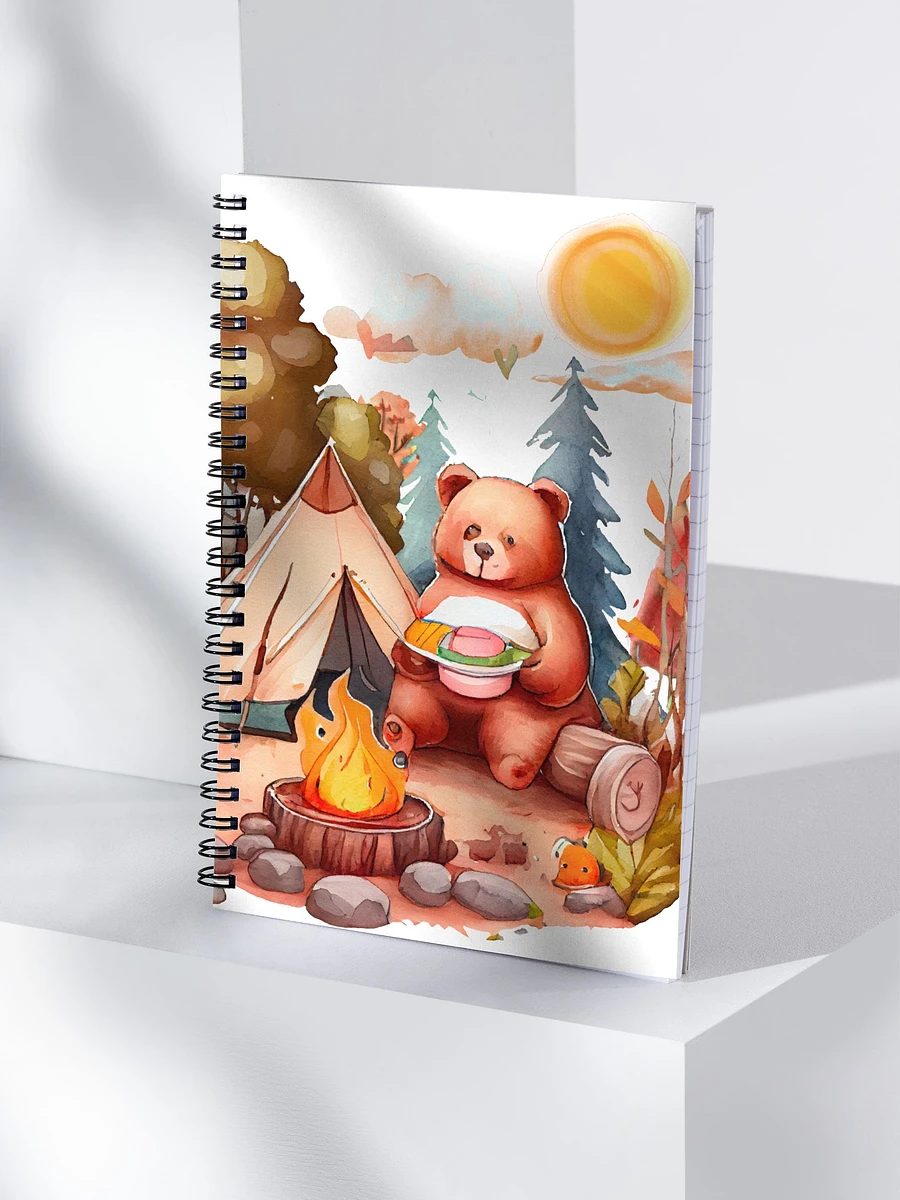 Camping Bear Spiral Notebook product image (4)