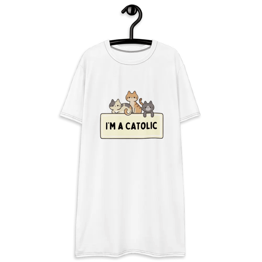 Catolic Cuties All-Over T-Shirt Dress product image (4)