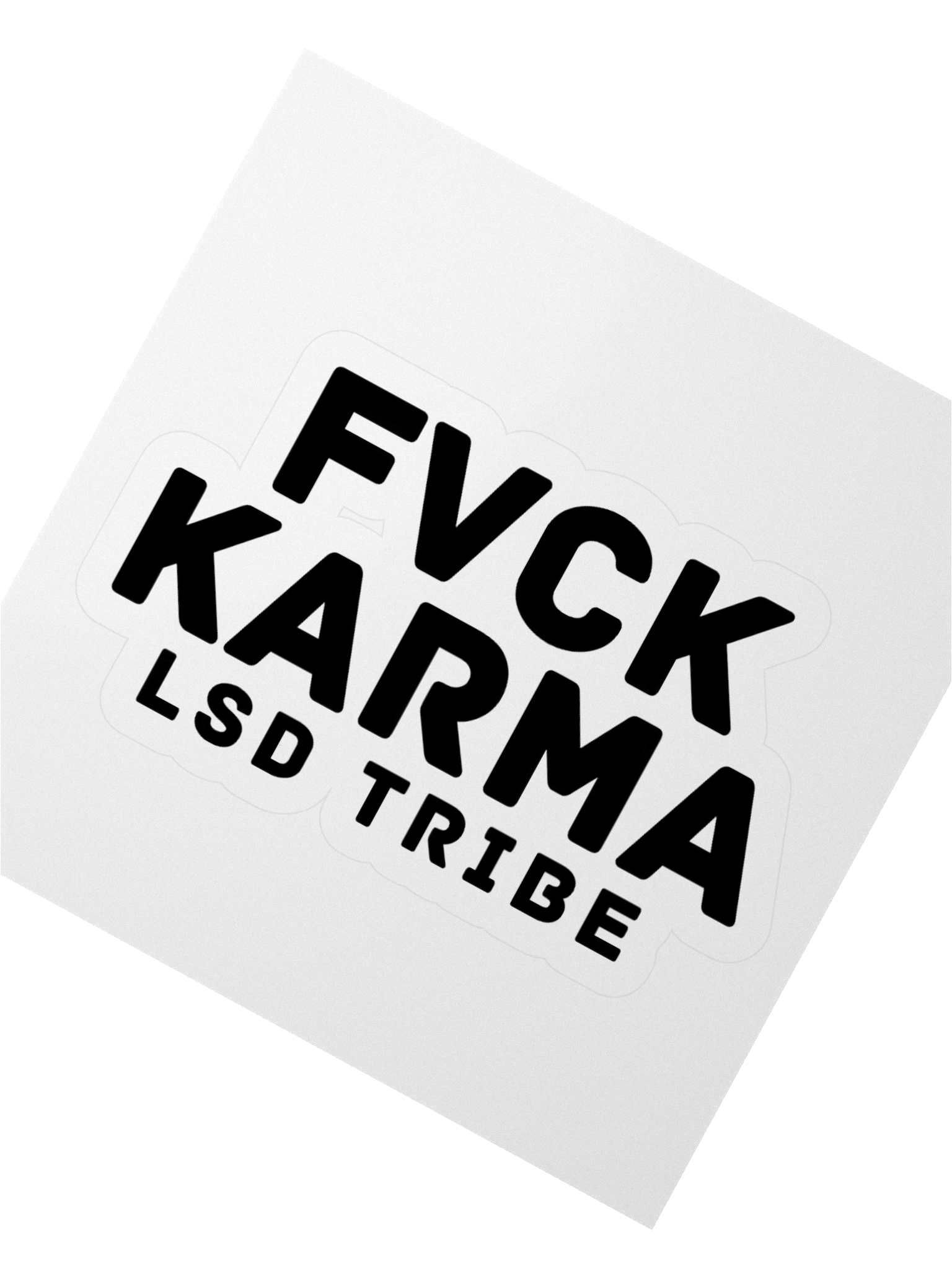 LSD "FVCK KARMA" Yoga Sticker product image (2)