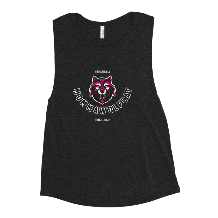 MOMMAWOLFCAT Logo Women's Muscle Tank product image (2)