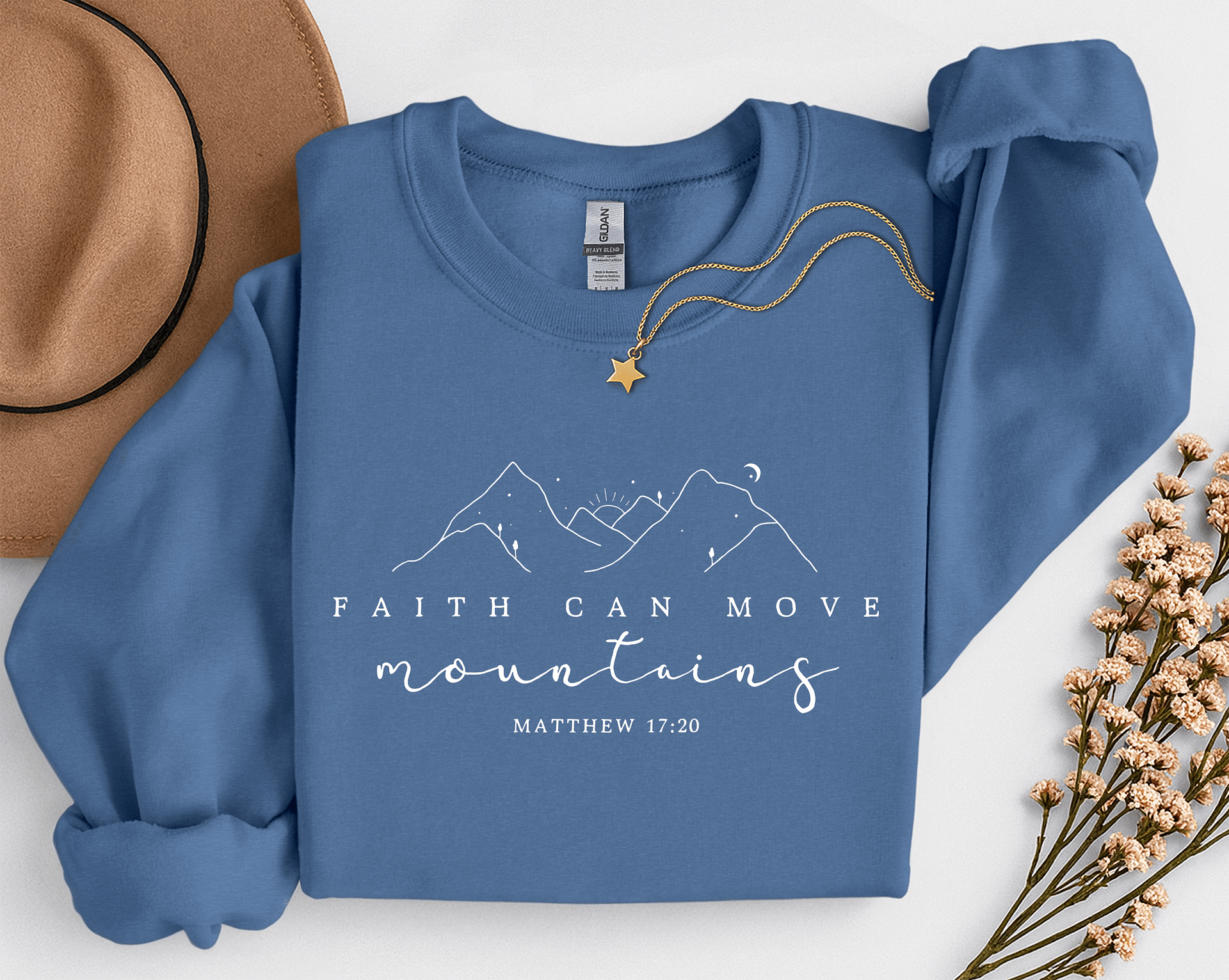 Faith Can Move Mountains Sweatshirt product image (1)
