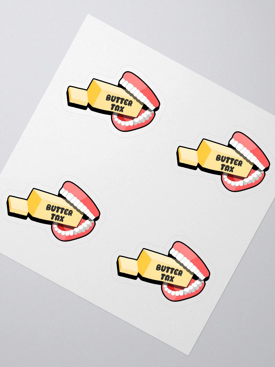 Butter Tax | 4 Sticker Pack product image (2)