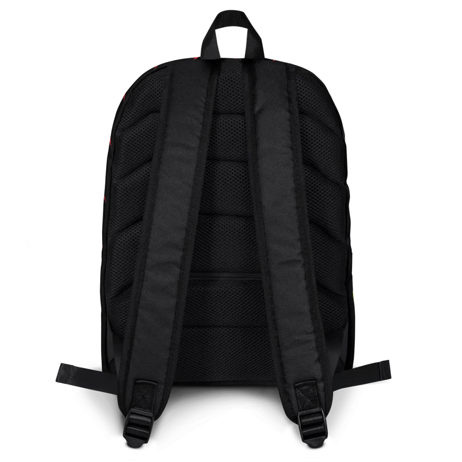 White Electric Tiger on Lime and Black - Backpack product image (5)