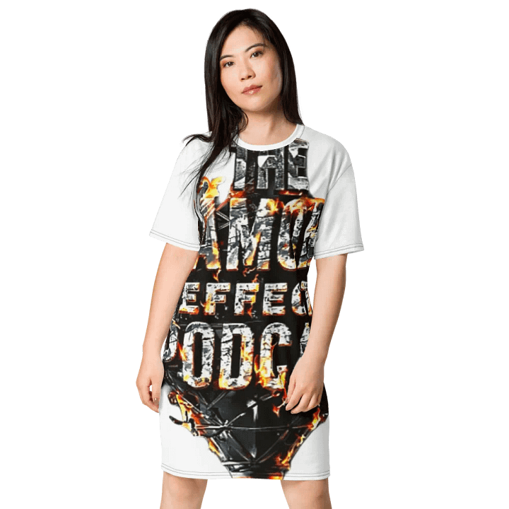 The Diamond Effect All-Over Print T-Shirt Dress (3) product image (1)