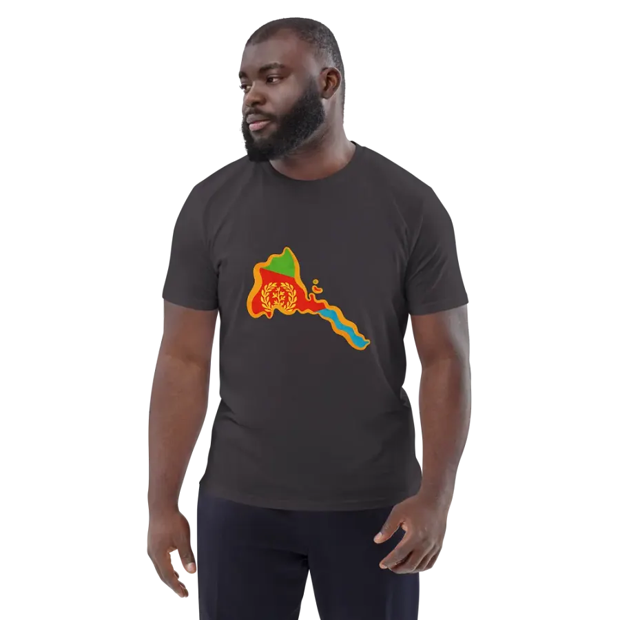 Eritrean Flag Emblem Organic T-Shirt product image (137)