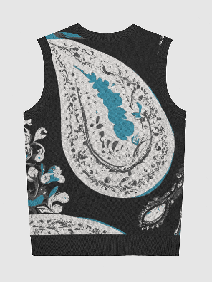 Paisley Dream Knitted V-Neck Vest (Exclusive) product image (2)