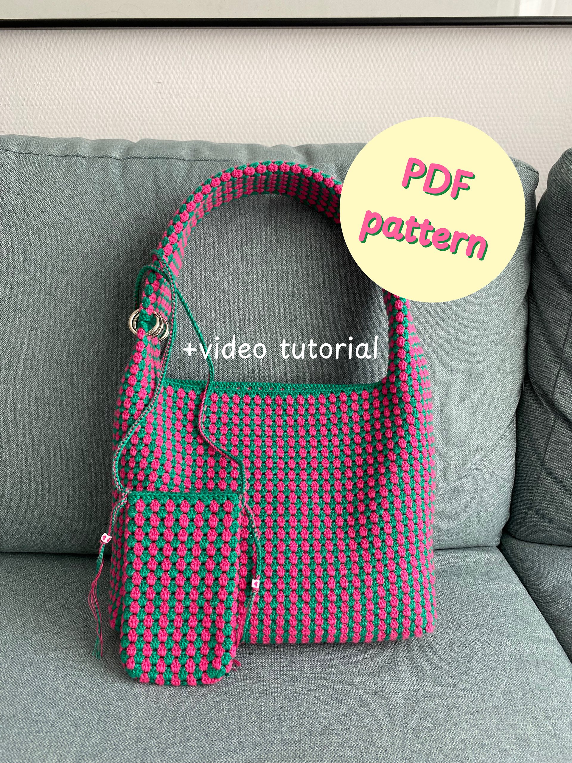 Crochet Pattern Neona Bag (PDF Pattern and YT English Video Tutorial) product image (1)