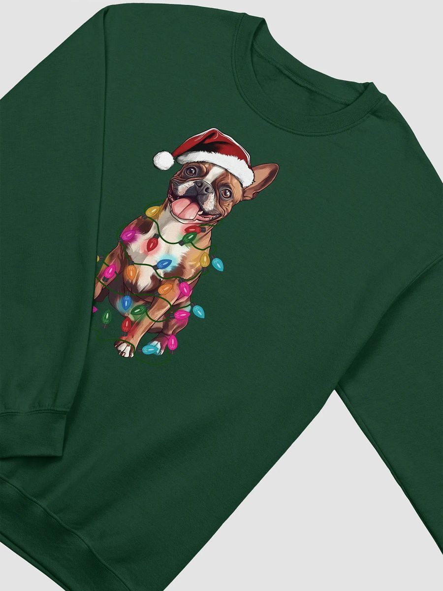 Funny Boston Terrier(Brown) Christmas Sweatshirt product image (9)