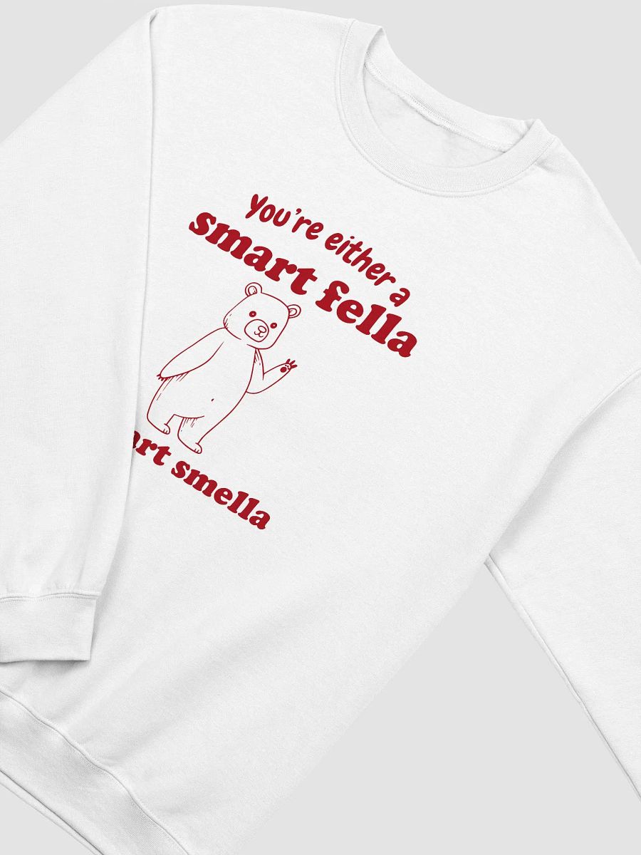 You're either a smart fella or a fart smella Crewneck product image (3)
