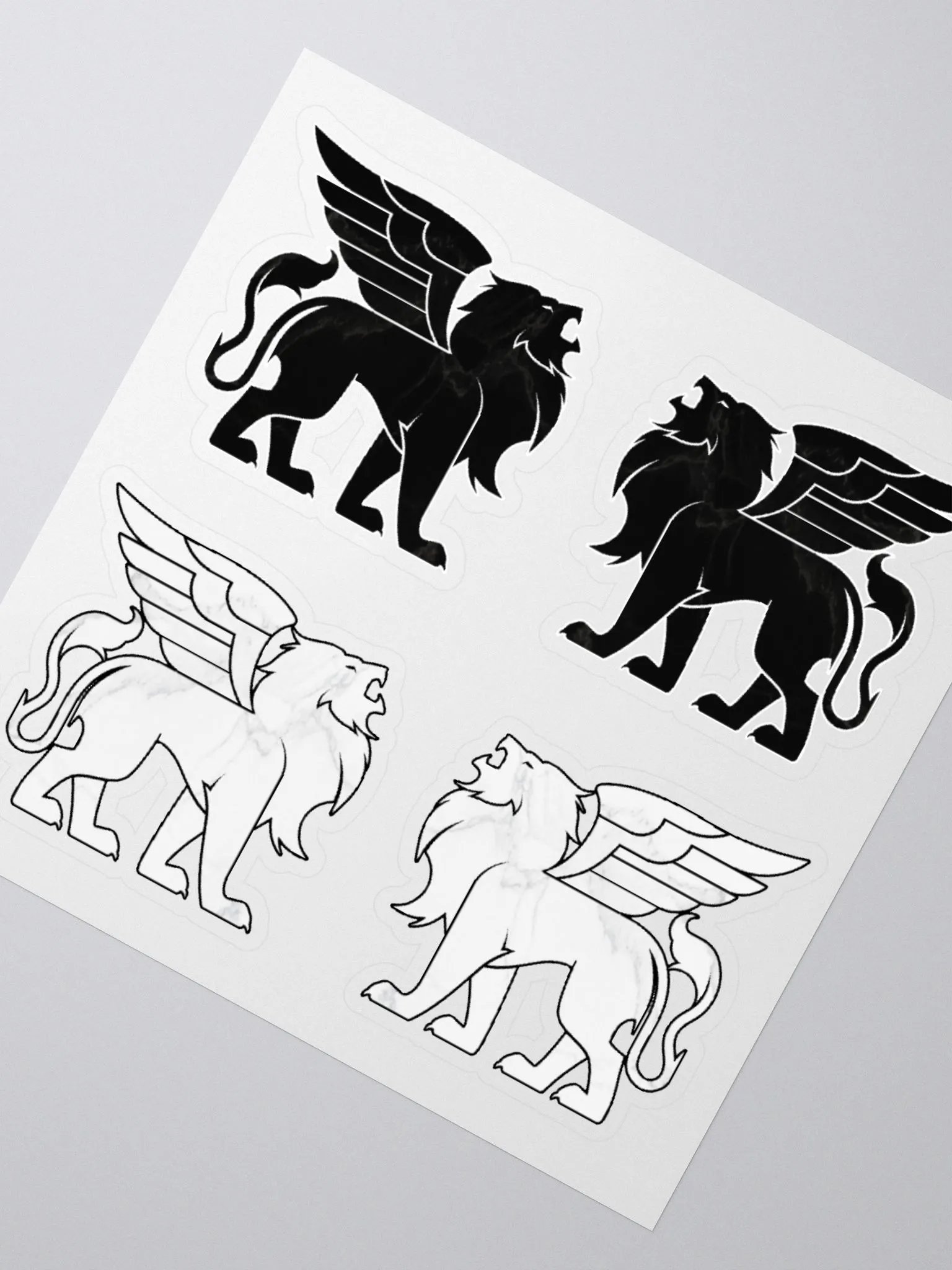 Verardi Famiglia Winged Lion ✦ Kiss Cut Stickers product image (5)