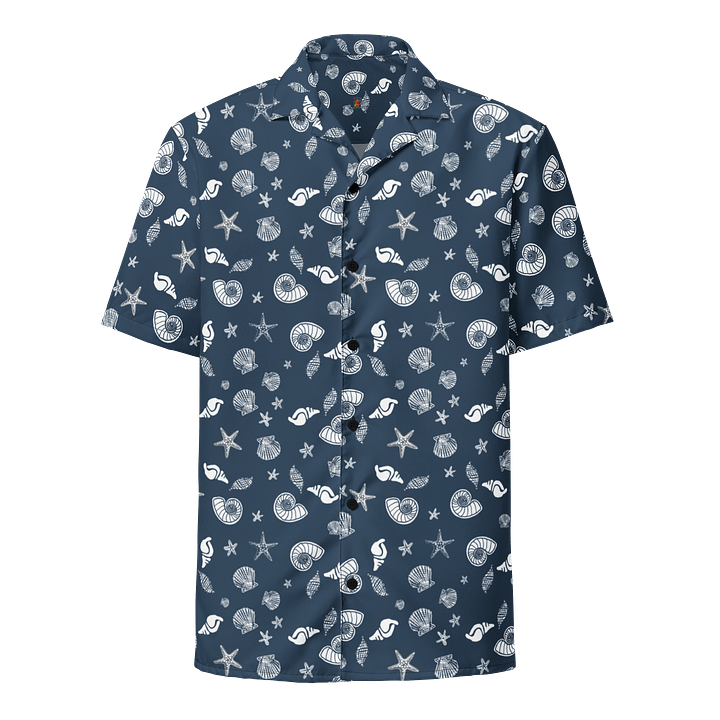 Navy Shells Hawaiian Shirt product image (2)