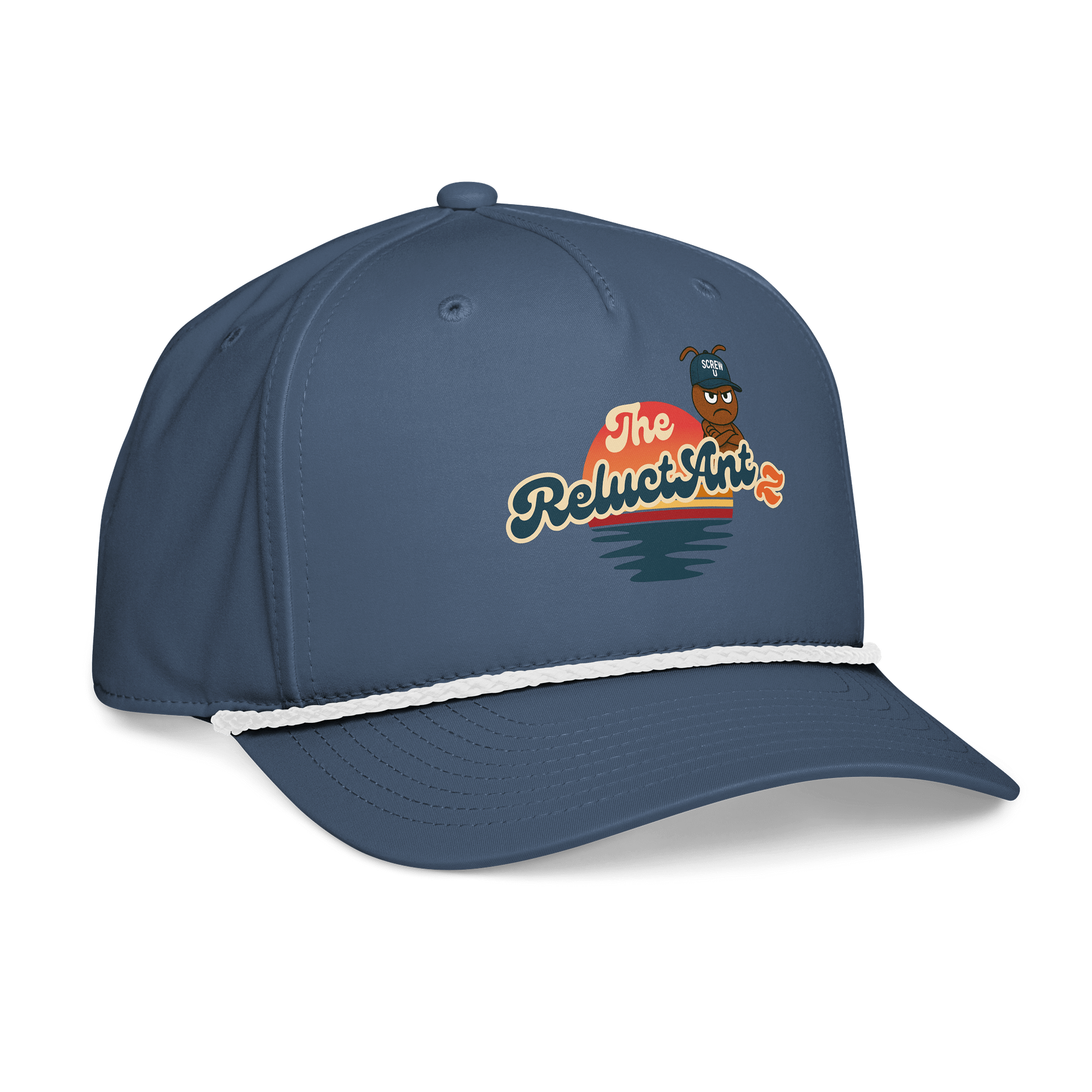 Screw U Hat by The ReluctAntz – Blue Rope Cap product image (4)
