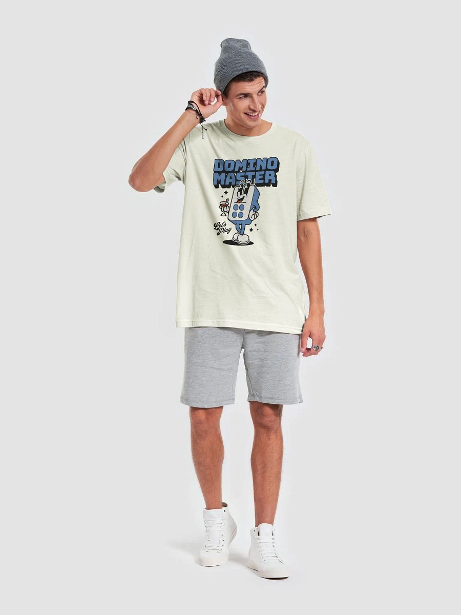 Domino master retro dice T-shirt, funny gamble retro Tee product image (6)