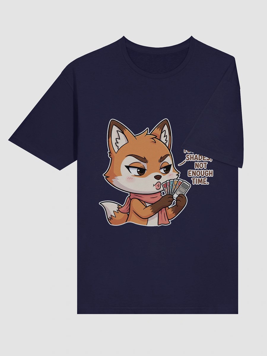 Fashionable Fox with Color Swatches Unisex T-Shirt product image (48)