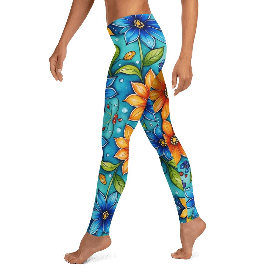 Leggings – Multicolor Floral Print for Vibrant & Stylish Comfort product image (10)