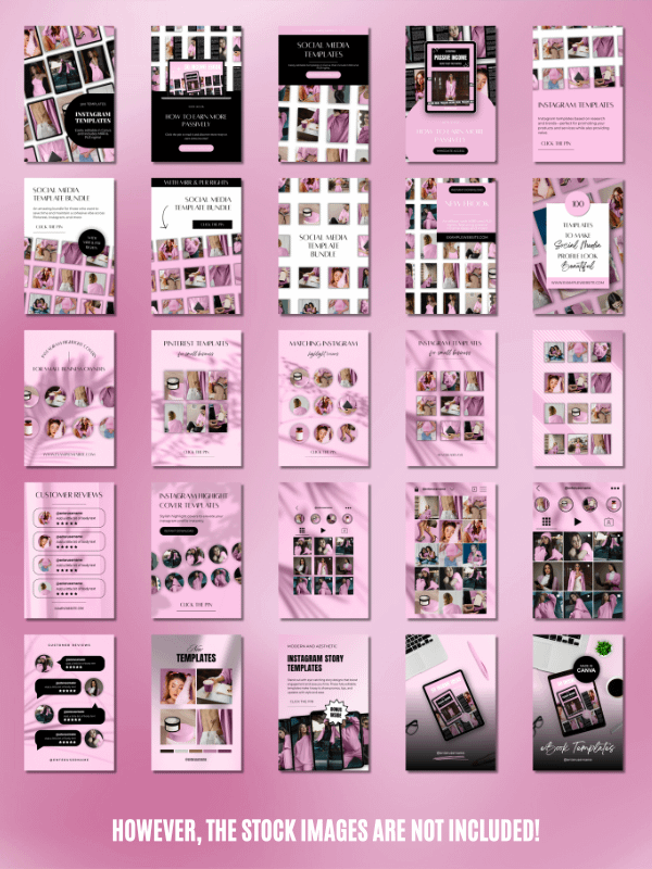 MRR/PLR Pinterest Templates for Digitals product image (3)