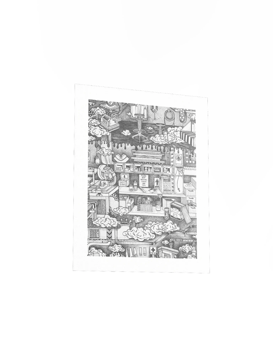 Workshop - Original Art Print product image (4)