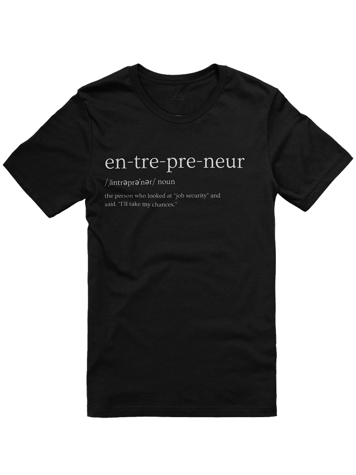 Entrepreneur Shirt V- Job Security product image (1)