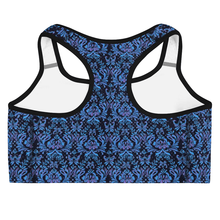 Navy All-Over Print Sports Bra product image (4)