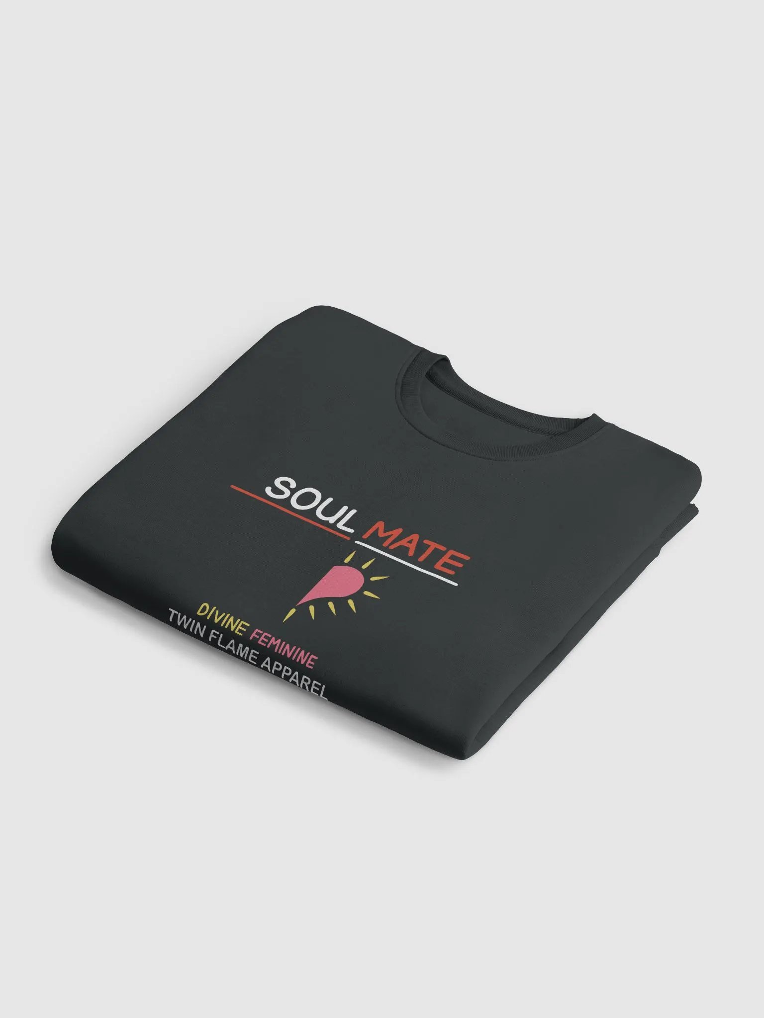 'Soul Mate Divine Feminine' Organic Cotton Eco Sweatshirt product image (6)